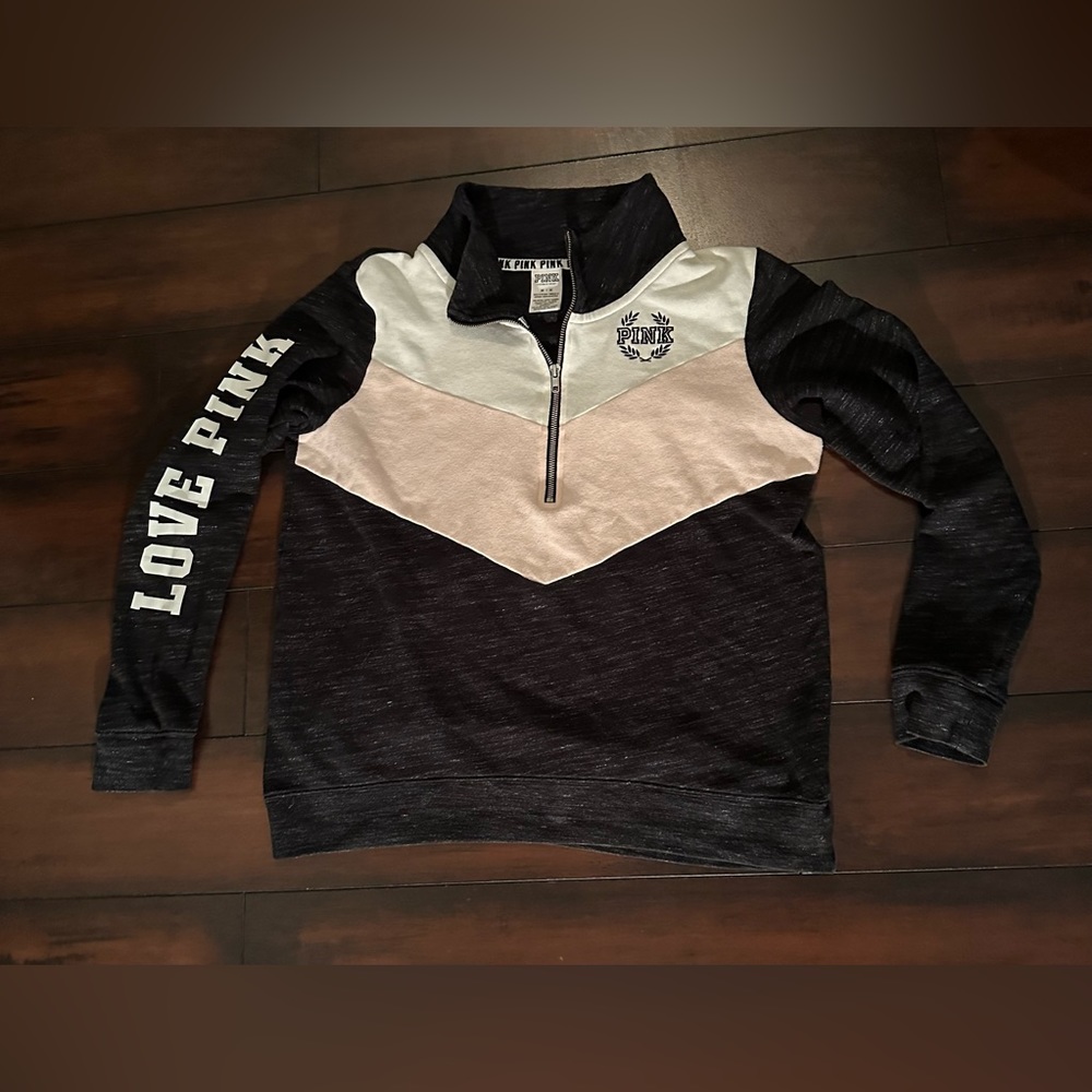 Pink sz Medium 1/2 zip
